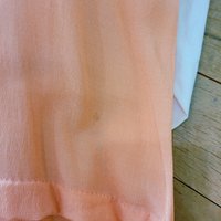 1920's peach teddy lingerie romper, small
