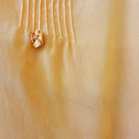 1920's peach teddy lingerie romper, small