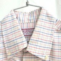 1970 272 plaid button up oxford shirt, medium