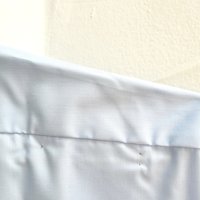 1970 Royal Knight blue button up shirt, medium