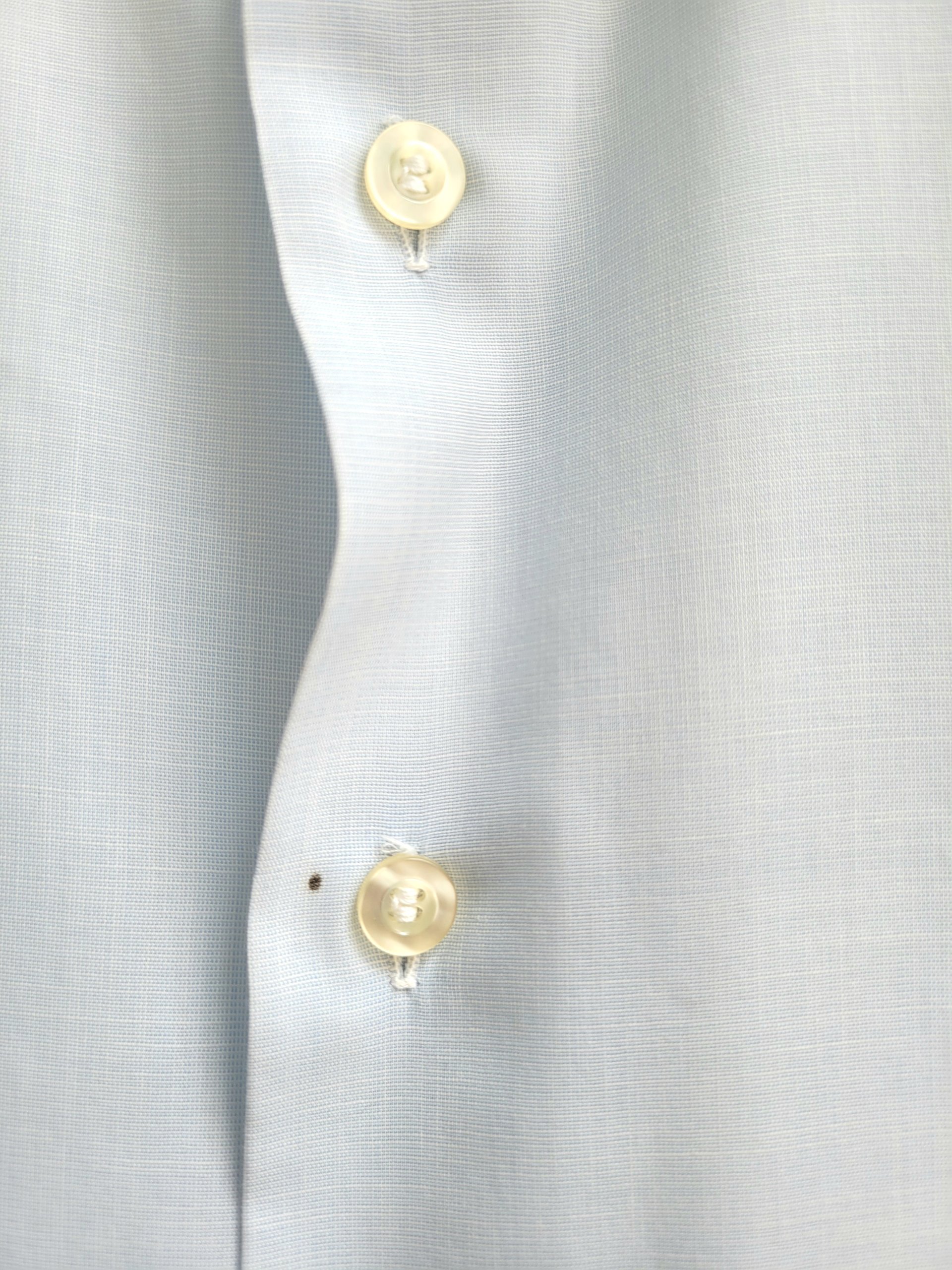 1960 Van Heusen Air Force blue button up shirt, medium