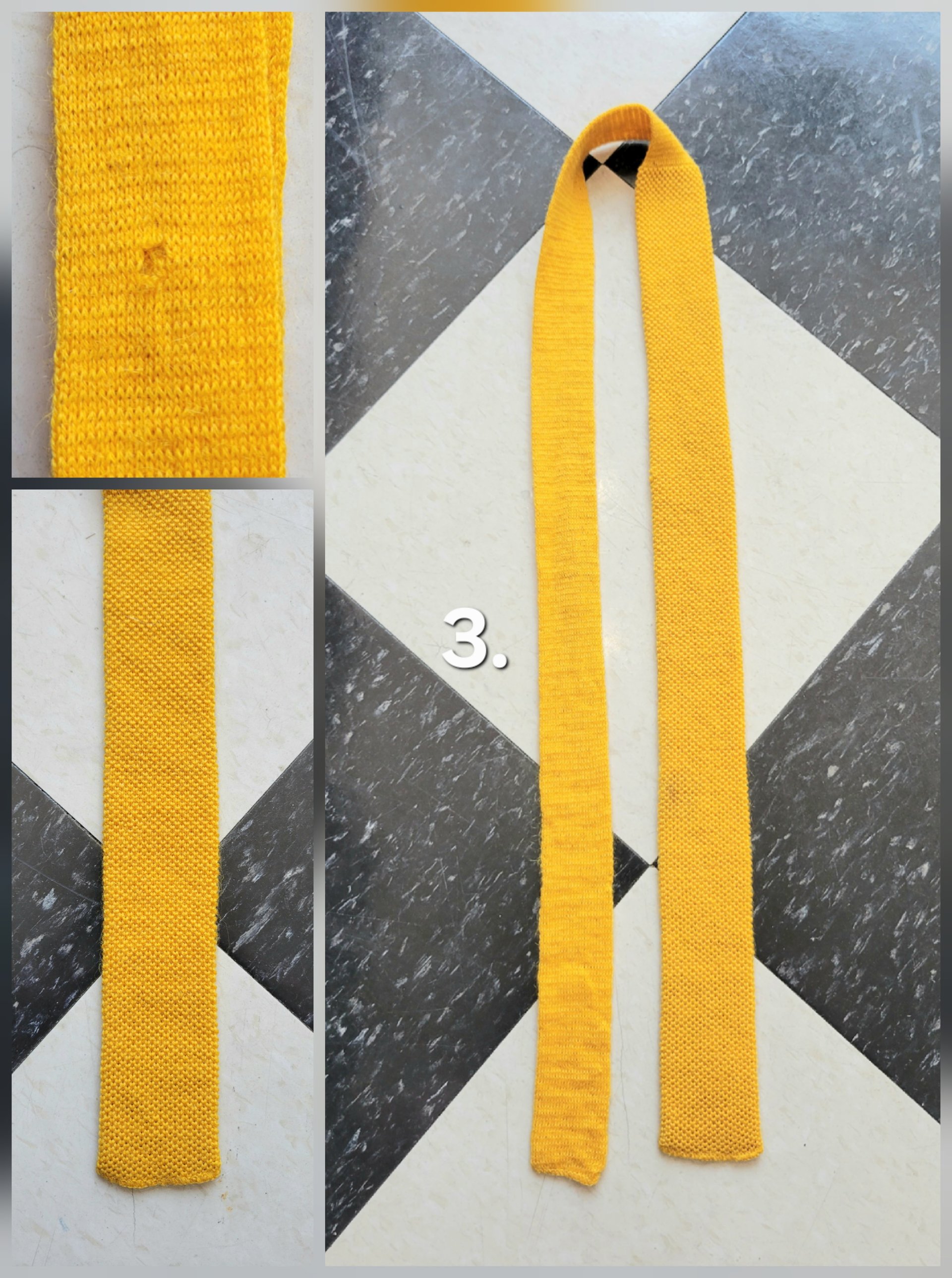 1950 knit skinny ties