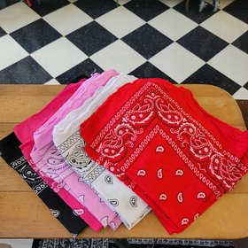 Paisley cotton bandana