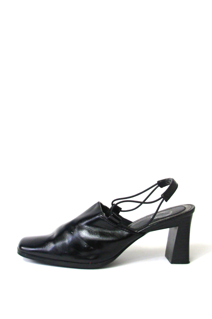 women's black slingback heels