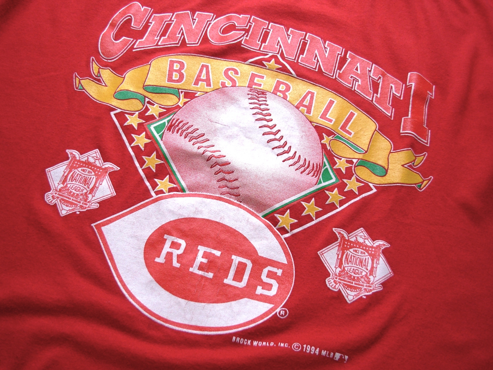 Vintage 90's Cincinnati Reds graphic tee, National League baseball shirt,  size XL