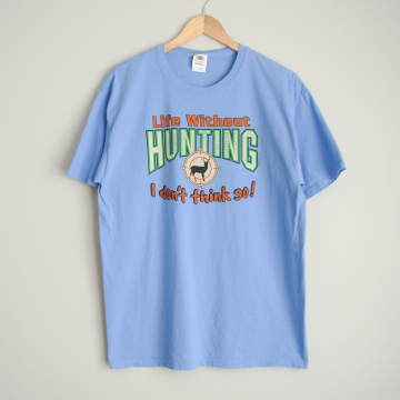 90's hunting graphic tee shirt, men's size large