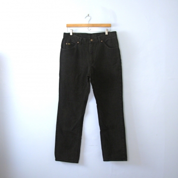Vintage 90's Lee straight leg black denim jeans, men's size 36
