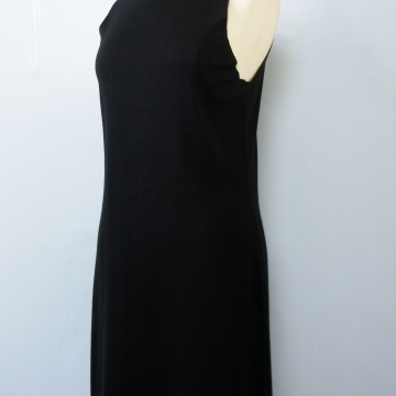 90's INC merino wool black mini dress, women's large