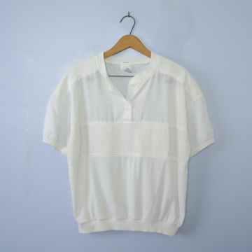 Vintage 80's white shirt, women's size medium