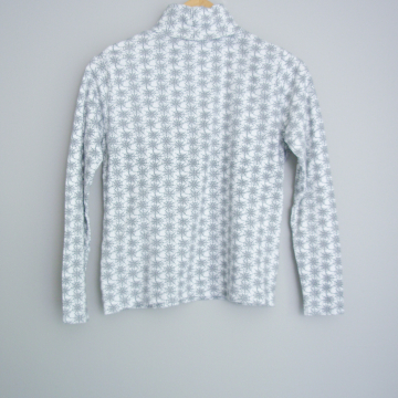 90's spiderweb turtleneck shirt, women's size small