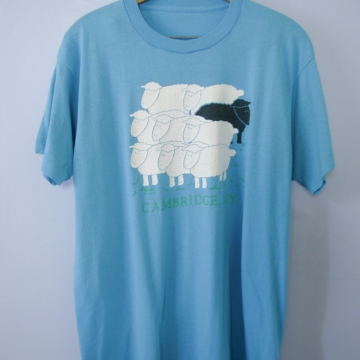 Vintage 80's black sheep graphic tee shirt, men's size large