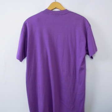 Vintage 80's purple graphic tee, Lccc Building on a Dream shirt, size large
