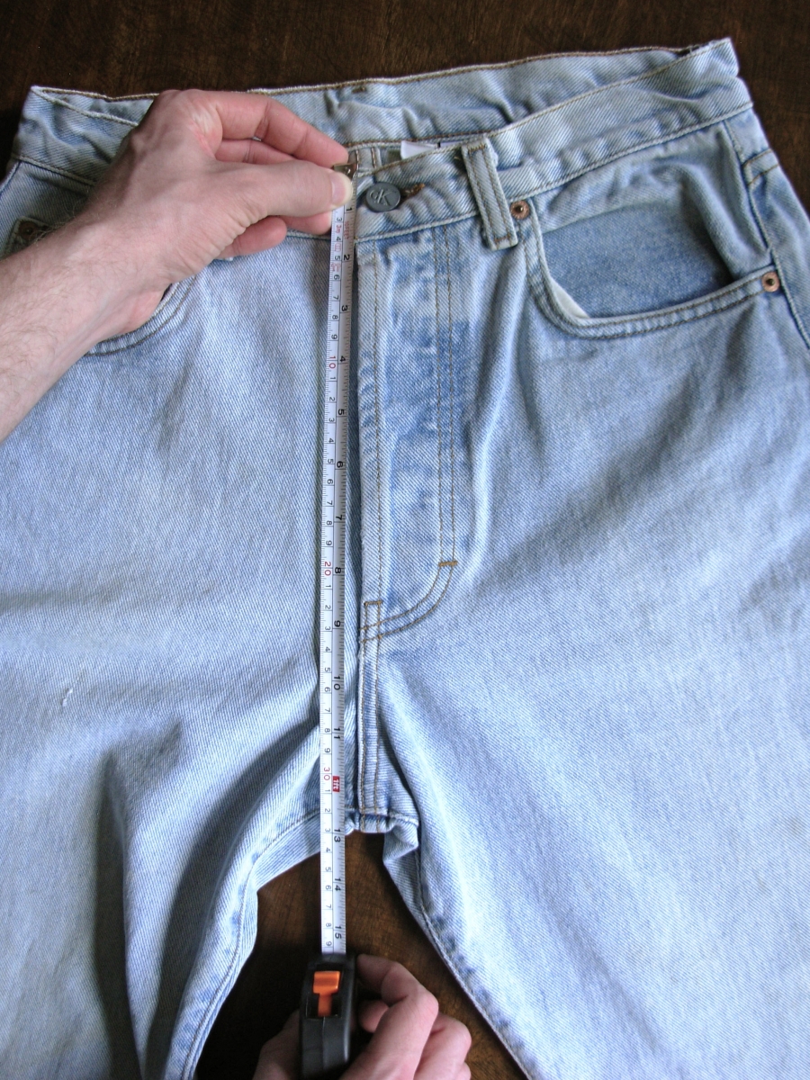 How to measure jeans and pants for an accurate fit