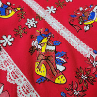 80's red Christmas sweatshirt, women's size large