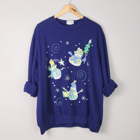80's snowman Christmas sweatshirt, women's size 2XL