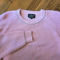 80's pastel pink sweater, XL