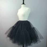 Black tulle tutu skirt, small medium large XL