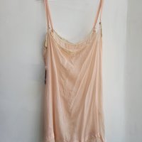 1920's distressed pink teddy lingerie romper, small