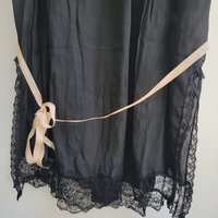 1920's black teddy lingerie romper, small