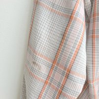 1970 Sears plaid button up shirt, size large