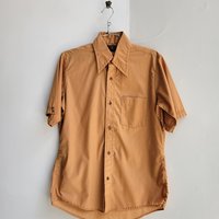 1970 Towncraft brown button up shirt, medium