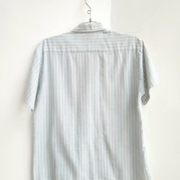 1970 All American striped button up oxford shirt, medium