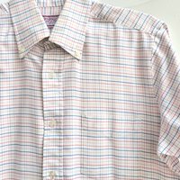 1970 272 plaid button up oxford shirt, medium