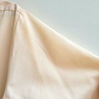 1970 Kmart beige button up shirt, medium