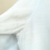 1960 Van Heusen Air Force blue button up shirt, medium