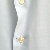 1960 Van Heusen Air Force blue button up shirt, medium