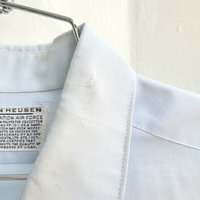 1960 Van Heusen Air Force blue button up shirt, medium