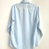 1970 Murphy's Mart blue button up shirt, medium