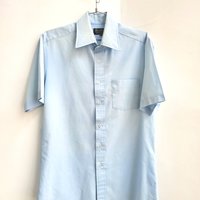 1970 Bristol blue button up shirt, medium