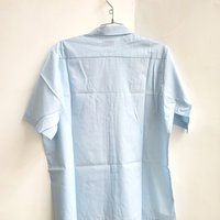 1960 Cranbrook blue button up shirt, medium