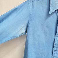 1970 Mr. Jordan blue button up shirt, medium