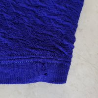 1930 Zephyr blue wool swim suit, small