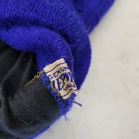 1930 Zephyr blue wool swim suit, small