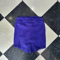 1930 royal blue wool swim shorts, medium