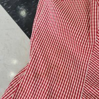 1950 Louisa Brooks red gingham bathing suit, 38 medium