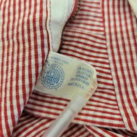 1950 Louisa Brooks red gingham bathing suit, 38 medium