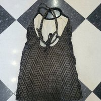 1930 Lastex black swimsuit, size xs small