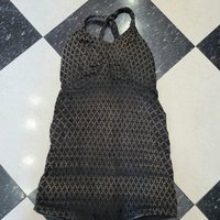 1930 Lastex black swimsuit, size xs small