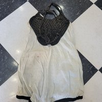 1930 Lastex black swimsuit, size xs small
