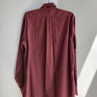 1990 Van Heusen brown twill button up shirt, medium