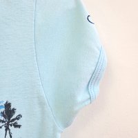 1980 Ocean Pacific blue baby tee, size small