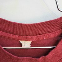 1980 Good Looking Hair burgundy tee shirt, size small