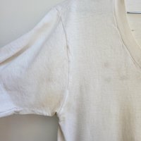 1970 thrashed white tee shirt, size small