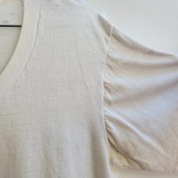1970 thrashed white tee shirt, size small