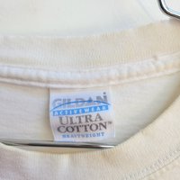 2002 Walk on Rockdale distressed white tee shirt, size medium