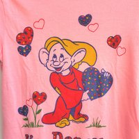 1970 I'm Dopey pink tee shirt, size small